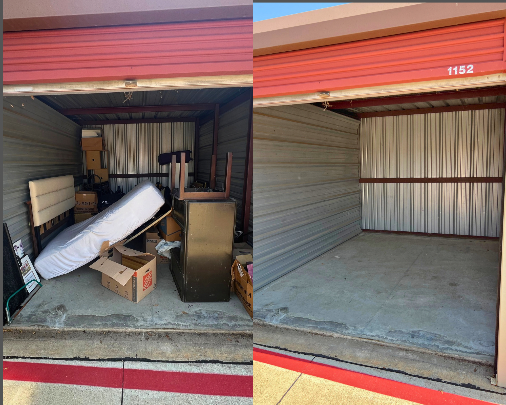 Storage Unit Cleanout in Forney