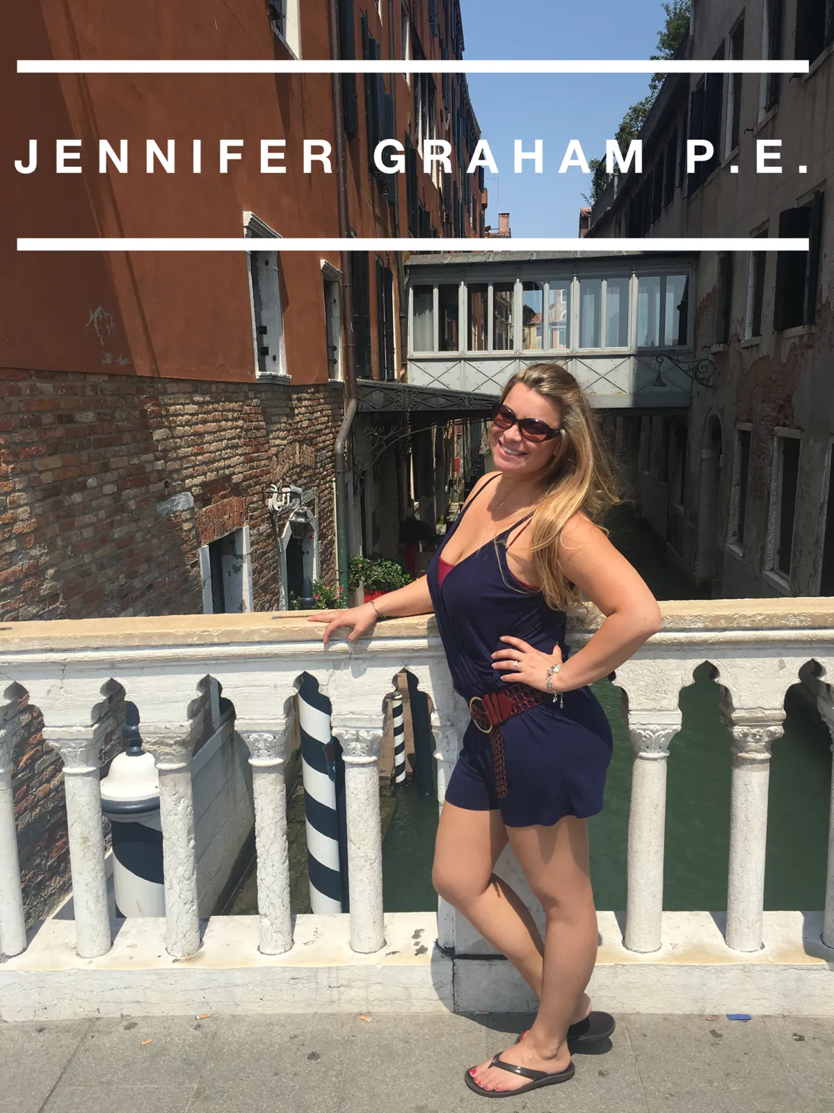 Jenn Graham, P.E., electrical engineer and co-owner of Kick It Junk Removal