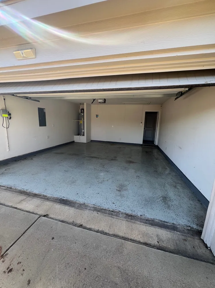 After photo of garage cleanout posted by Aliyah Walker in a Google review of Kick It Junk Removal
