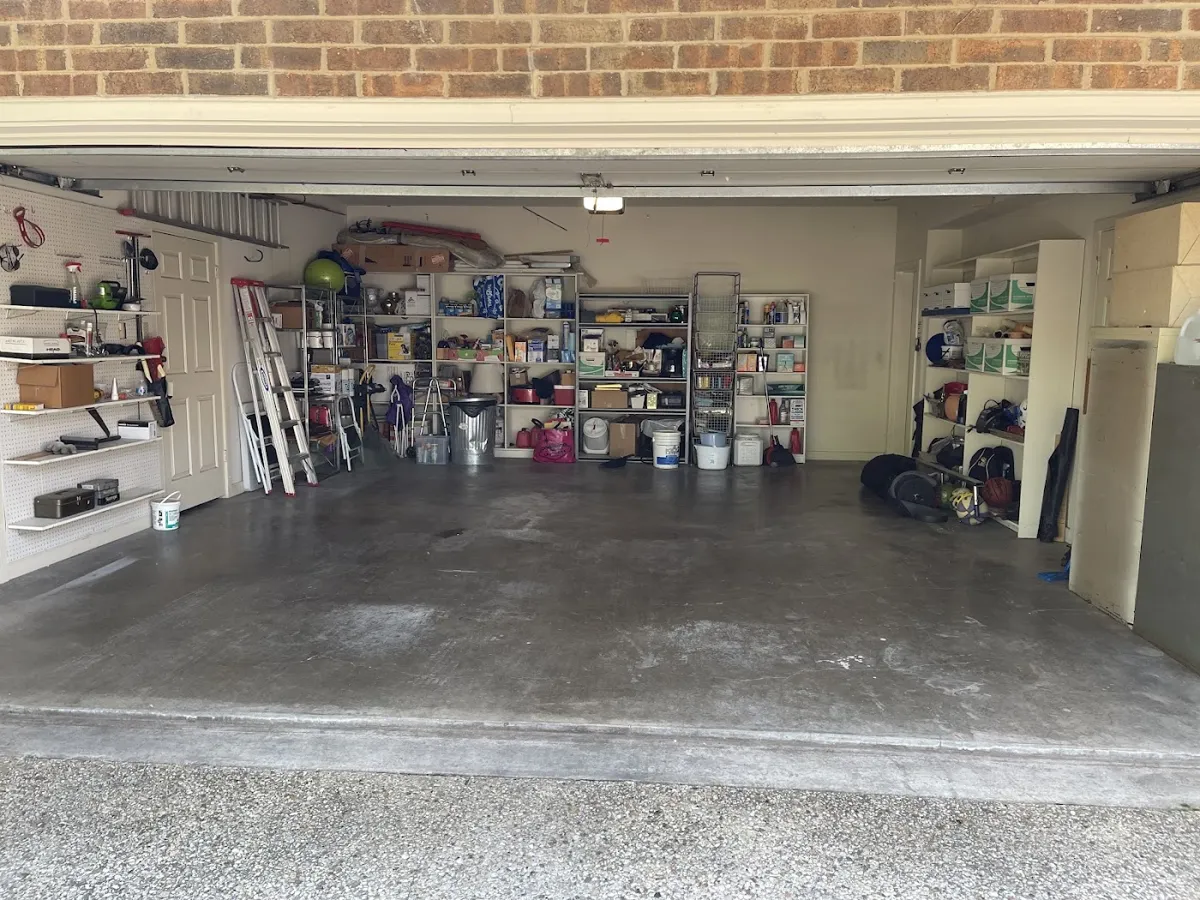 After photo of garage cleanout posted by Audrey Bates in a Google review of Kick It Junk Removal