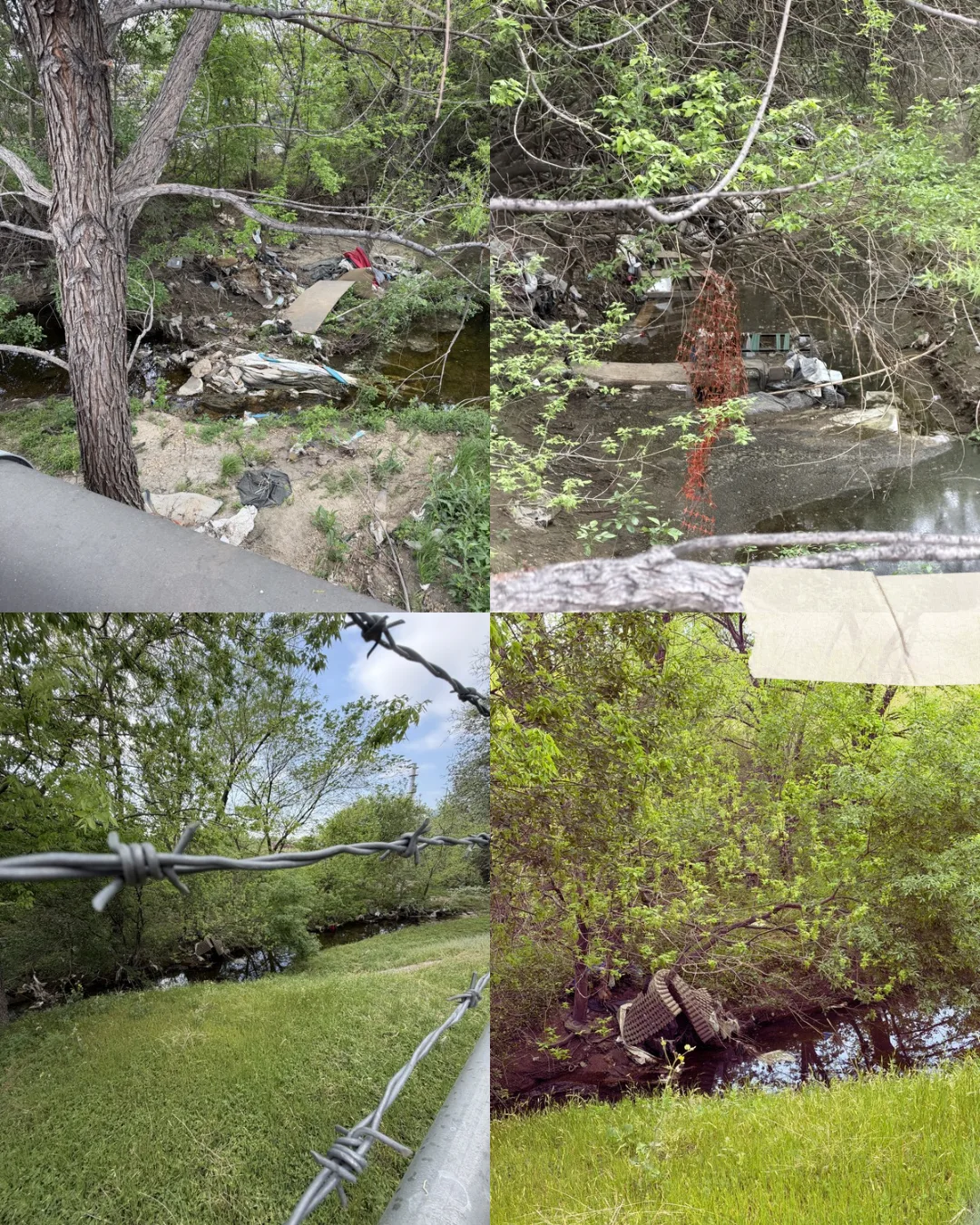 Property common area cleared during recurring cleanup service