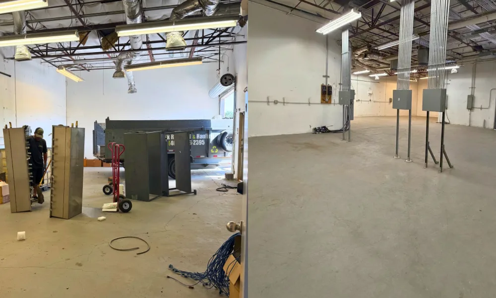Warehouse Cleanout service by Kick It