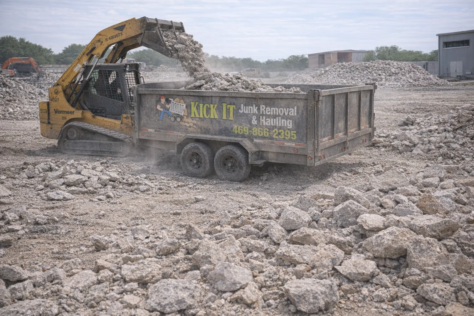 Concrete Removal service by Kick It