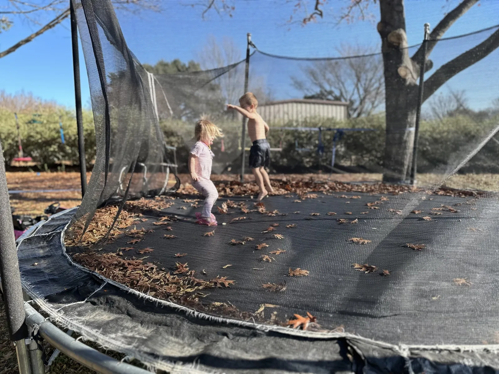 Trampoline Removal service by Kick It