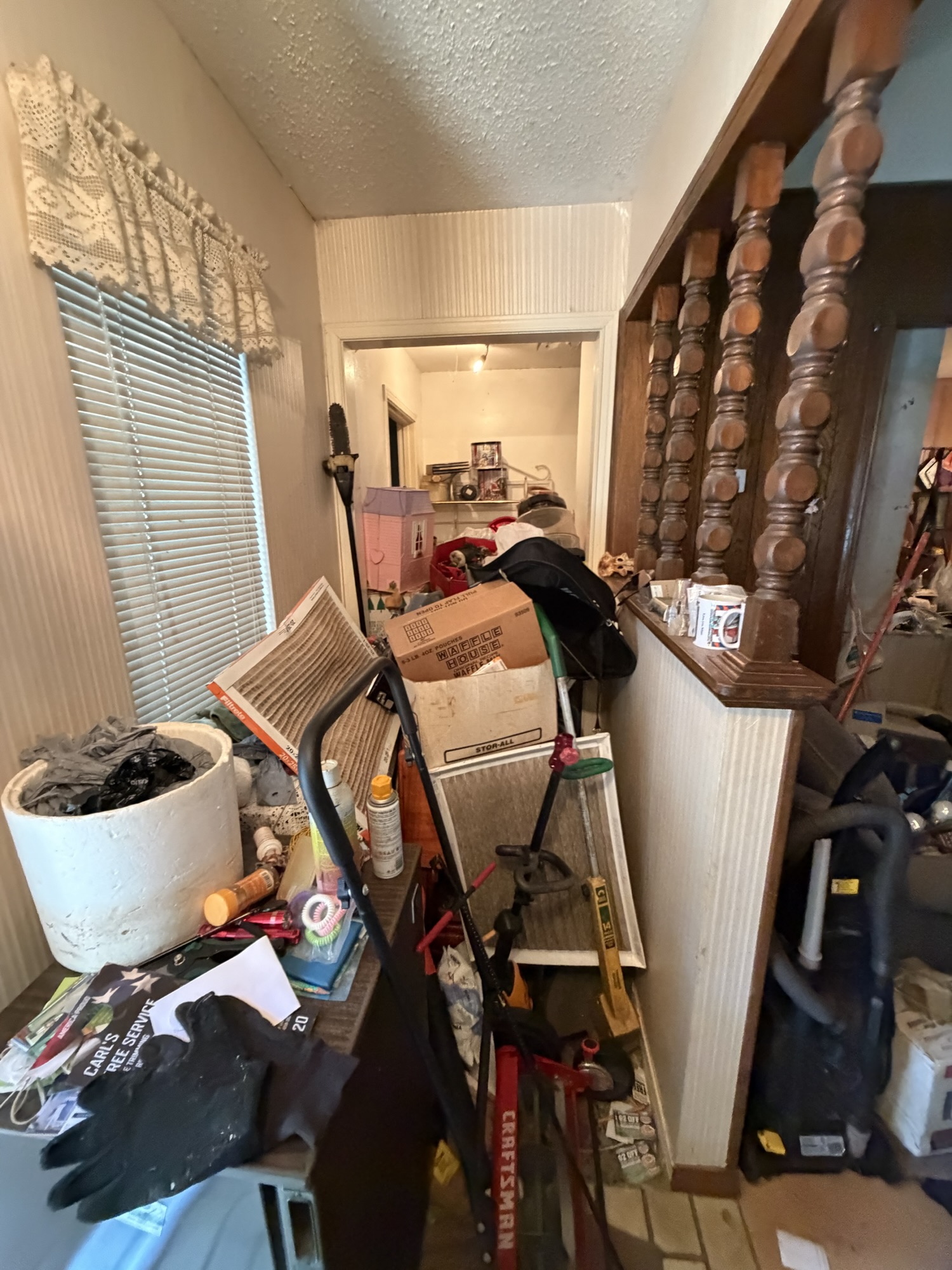 Hoarder house cleanout project in North Texas