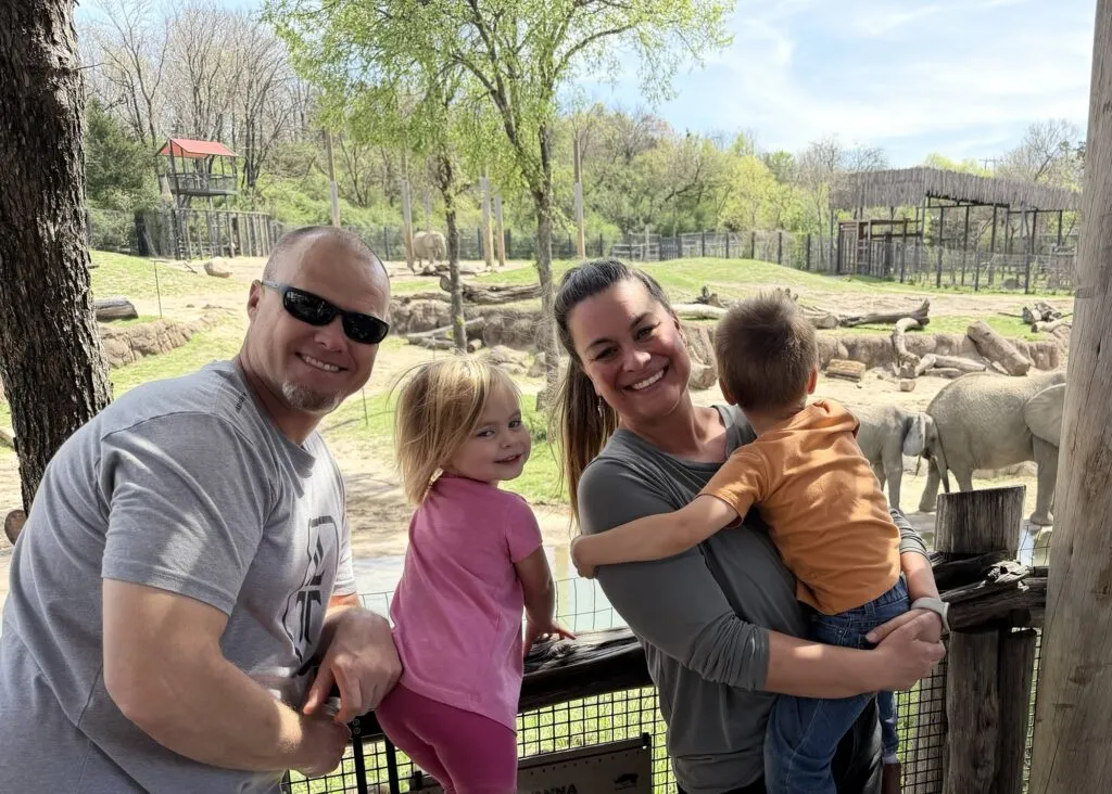 The family behind Kick It Junk Removal at the Dallas Zoo