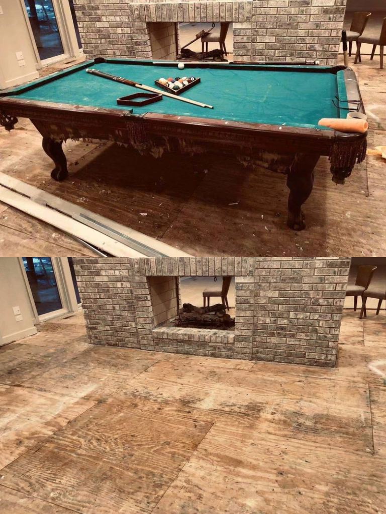 Pool Table Removal service by Kick It