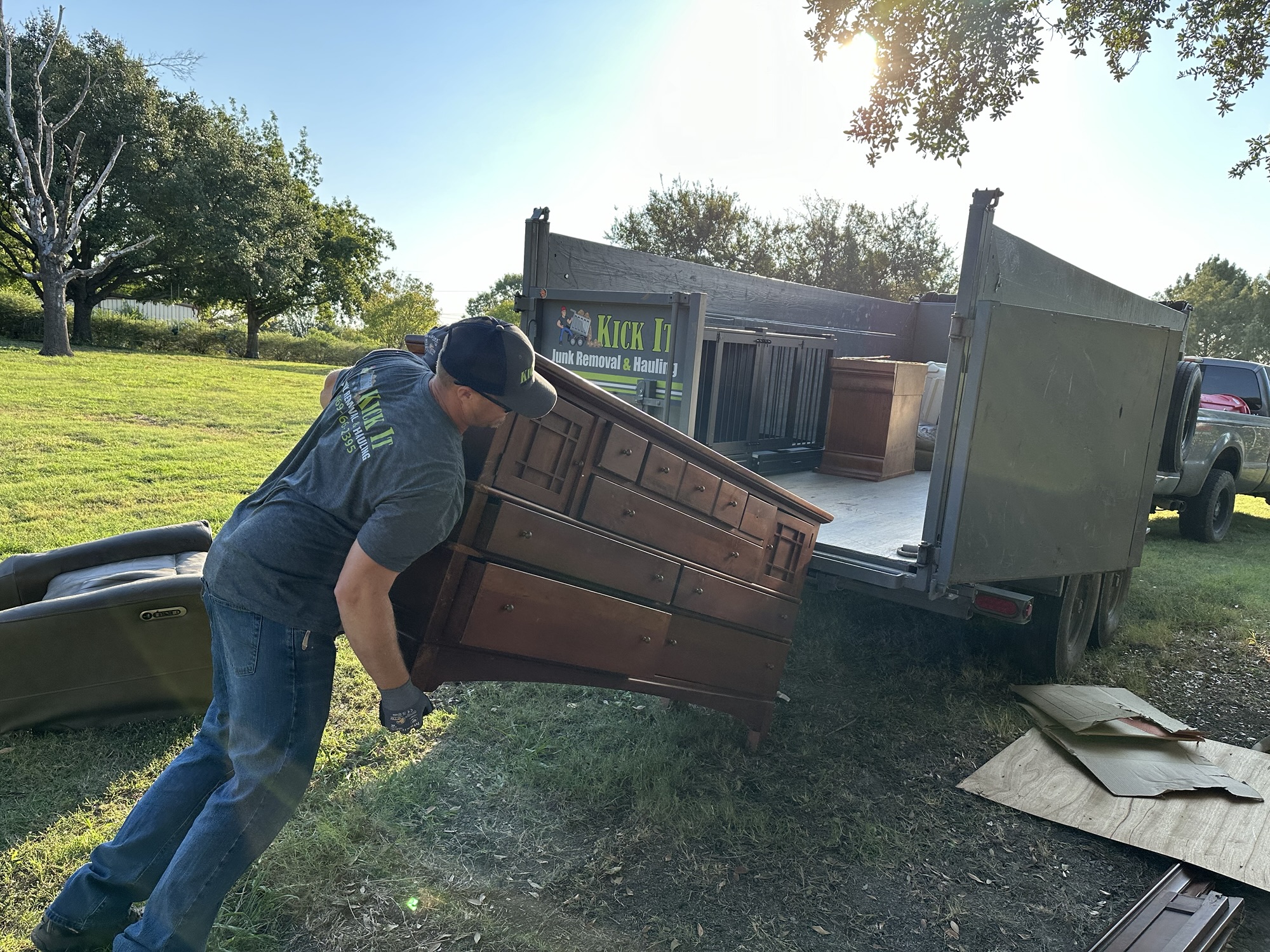 Furniture Removal service by Kick It