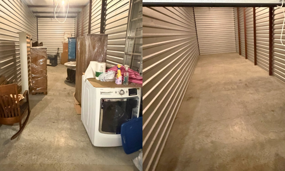 Rockwall Storage Unit Cleanout