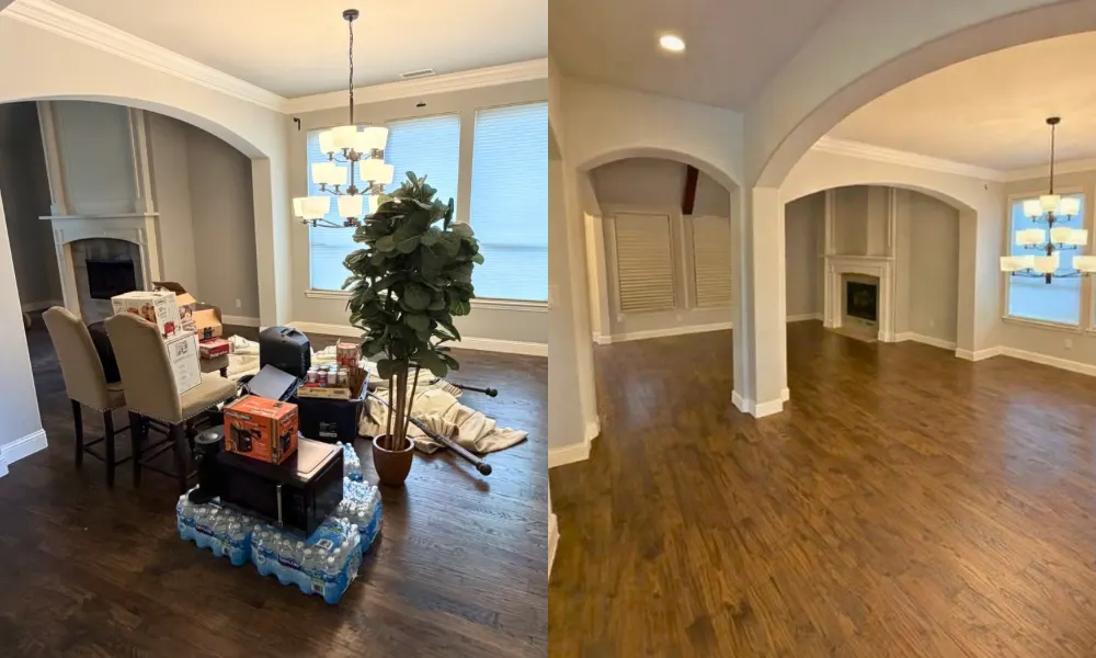 Indoor Junk Removal & Cleanup in Forney