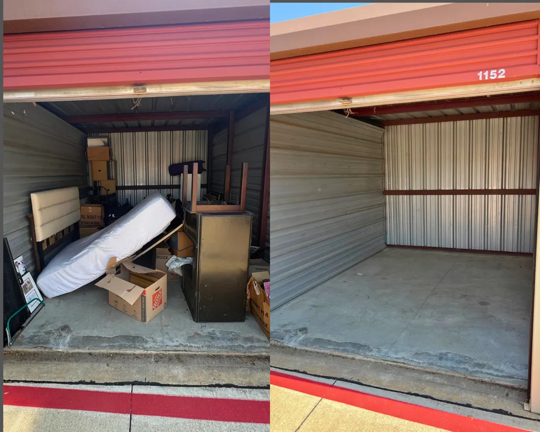 Storage Unit Cleanout in Forney