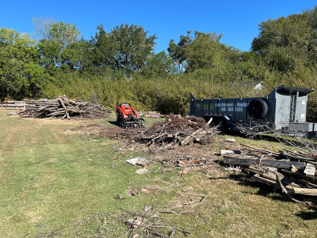 Storm Debris Cleanup in Forney